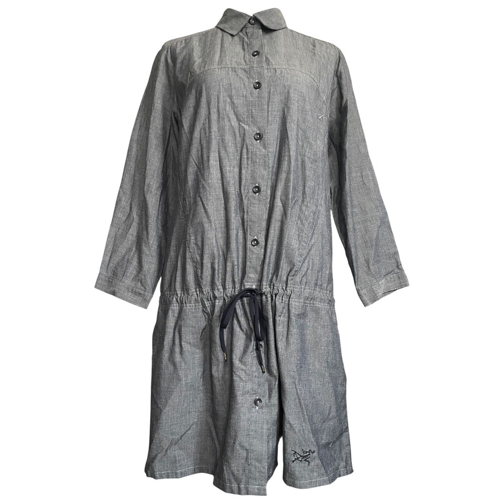 Arc'teryx Women's Gray Blanchard Tunic Shirt Dress 3/4 Sleeve‎ Sz L Normcore - Picture 5 of 16